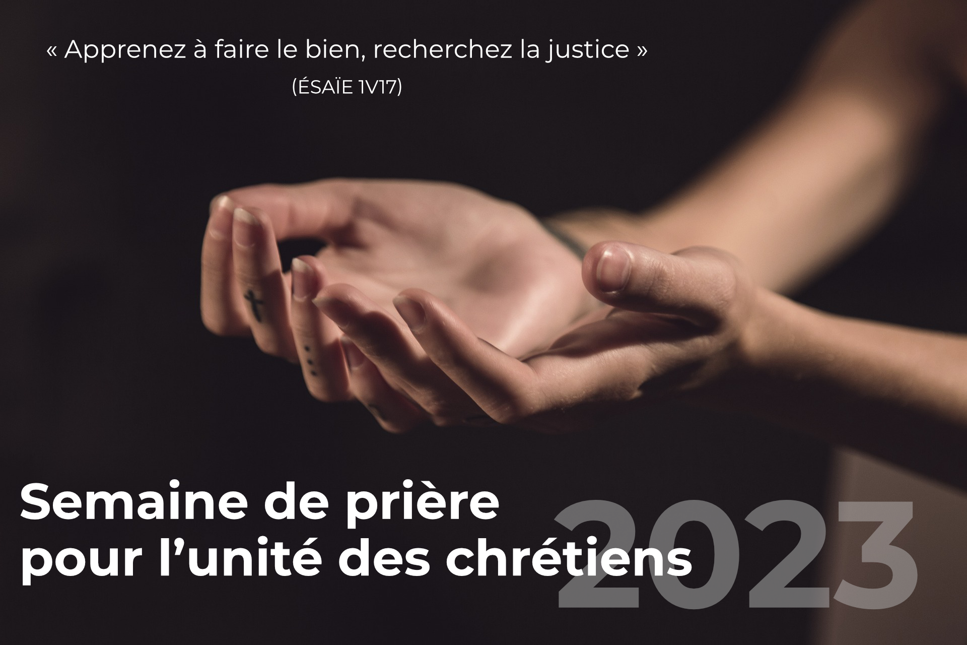 Semaine de prière pour l'unité des chrétiens 2023